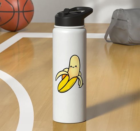 Kawaii Banana Design For Banana Lovers Kawaii Banana Stainless Steel Insulated Water Bottle