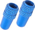 RiToEasysports 2Pcs Aluminium Alloy Bike Valve Stem Accessories for Mountain Bike, Road Bike (Light Blue) and Spare