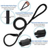 Strong Slip Rope Dog Training Leash (4ft) - 5pc Heavy Duty Durable Braided Nylon Lead with Rubber Stopper & Padded