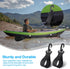 Upgraded Paddle Holder, Set of 6 Paddle Clips, Paddle Board Accessories, Inflatable Boat Paddle Storage