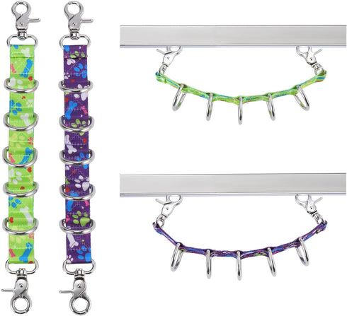 Pet Dog Grooming Loops - Extender Hook Double Snap for Dog Grooming Supplies, 2 Pack
