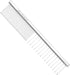 Chris Christensen 003 7.5 in. F/XC Greyhound-Style Butter Comb - Professional Grooming, Solid Brass Spin, Chrome Finish