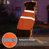 Dog Jacket High Visibility Reflective Vest for Small Medium Large Dogs (Large, Orange)