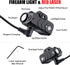 Red/Green Laser Light Combo, 900 Lumen Magnetic Charging Laser Sight with Rechargeable Battery