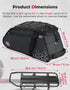 KEMIMOTO Rear Bike Rack Bag - 13L Waterproof 3 IN 1 Trunk Bag for Road Mountain City Bikes