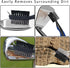 OBTANIM 2 Pack Golf Club Brush, Groove Cleaner Tools with Retractable Zip-line Carabiner for Golf Bag Accessories