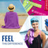 4TH Backpacking, Swimming, 3 VENTURE Quick Dry Travel Towel - Fast Drying Ultra Soft Microfiber Towels - Essential