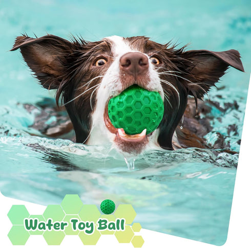 ZRIFAQESW Tough Dog Chew Toys for Aggressive Chewers, Indestructible Dog Balls for Aggressive Chewers, Squeaky Balls
