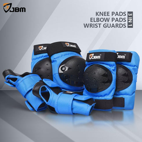 Elbow JBM Adult & Kids Knee Pads Pads and Wrist Guards for Inline Skating, Roller Skating, Skateboarding, Scootering