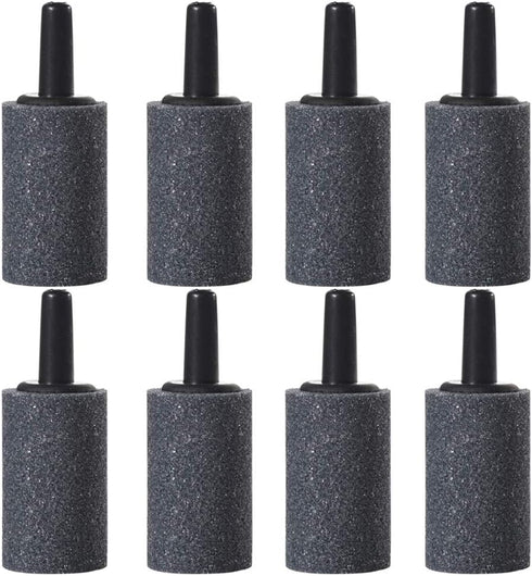JIH 50 Feet Standard 3/16" Black Flexible Airline Tubing with Connectors for Fish Tank and Hydroponics