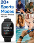 MorePro 24/7 Counter, IP68 Fitness Tracker with Heart Rate & Blood Pressure Monitor, Blood Oxygen & Sleep Tracker