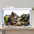 AWERT 48x20 inches Stone Aquarium Background, Aquatic Plant River Bed & Lake Fish Tank Vinyl Background
