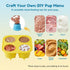 3-in-1 Frozen ZOMISIA Dog Treat Toy, Long Lasting Interactive Dog Chew Toy, Slow Food Training to Reduce Anxiety
