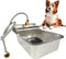 Small Automatic Dog Water Dispenser, 9L Stainless Steel Dog Water Bowl for
