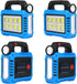 TANSOREN 4 Pack Lantern Camping Essentials, Solar Lights, LED Flashlight for Emergency, Rechargeable Tent Lights