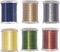 Riverruns Super Realistic Fly Tying Material, Twisted Thread 3/0, 6/0, 8/1, Body Thread Proudly from Europe