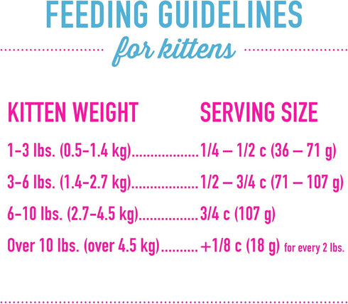 Tiki Cat Born Carnivore Baby, High-Protein Grain-Free Dry Cat Food for Kittens 6 Weeks+, 2.8 lbs Bag