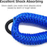 4 Pack Bungee Boat Dock Lines Boat Mooring Rope Boat Accessories Docking Lines for Kayak,Jet Ski,Pontoon,Canoe,Power