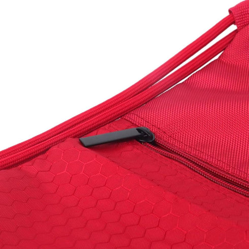 Soccer Bag, Foldable Basketball Football Volleyball Training Backpack for Outdoor Sports Equipment (Red)