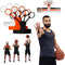 FNBX FlickGlove Basketball Shooting Aid, Training Equipment Set of 3 Silicone Strap Resistances, White, Black, Orange