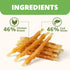 MON2SUN (31.75 -Pack 1) Rawhide Free Dog Treats Chicken Wrapped Cod Sticks for Small Dogs Healthy Training Treats Soft