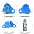 SOB Climbing Fall Protection Belay Device, Aluminum Magnesium Alloy Ascender Grip Clamp for Mountaineering and Rescue