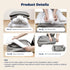 Miguel Waterproof Outdoor Dog Bed for Medium Small Dogs, Easy Clean, 35 Inches, Oxford Pet Bed