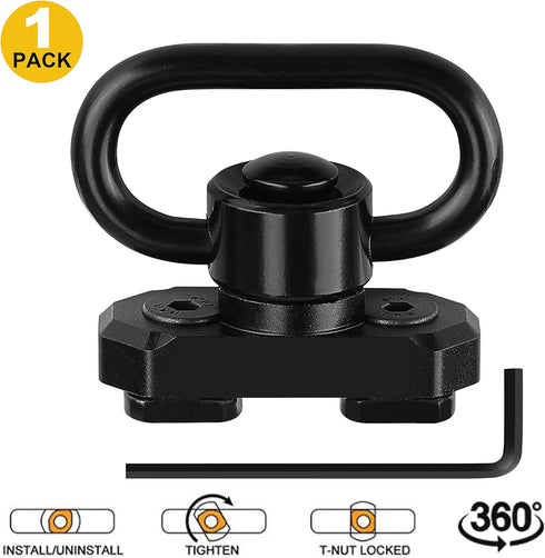 Two Point Traditional QD Sling 1.25" 2 Point Sling Swivels Mounts for Mlock