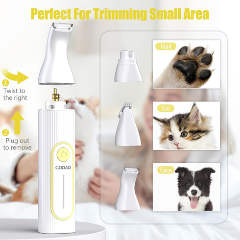 Trimmer Trimmer Dog Clippers for Grooming,Dog Grooming Kit for Heavy Thick Hair&Coats/Low Noise Rechargeable Cordless