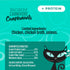 Tiki Cat Born Carnivore Complements Wet Cat Food Topper, Chicken & Salmon, 2.1 oz Pouch, 12 Count