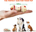 2.5-inch 12 Count Pork Chomps Baked Pork Skin Dog Chews, Mini Knots, Bacon Flavor Strip