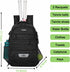 Tennis Bag for Men Women - 2 Racket Backpack for Accessories with Shoe Compartment for Various Sports