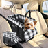 CHZUOBER Center Console Dog Car Seat, Detachable and Washable Inner Lining Dog Car