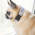 2 PCS Soft Cotton Dog Collar with Cute Flower, Adjustable for Girl Female Small Medium Large Dogs, M (13-18in), Flower-1