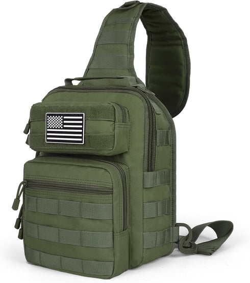 HAOMUK Tactical Sling Bag Backpack Military Rover Shoulder Sling Pack Small EDC