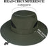 ZOORON Sun Hats for Men Women, Wide Brim Bucket Hats with UV Protection UPF50+ Waterproof for Fishing Hiking