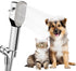 Dog Shower Attachment - Pet Washing Shower Sprayer with Stainless Steel Hose & Diverter Valve, 3-in-1 Handheld Shower