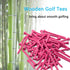 Wooden Golf Tees, 3-1/4 inch 100 Count & 1-1/2 inch 20 Count Golf Wood Tees