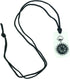 Sun Company MiniComp II - Mini Orienteering Compass with Rotating Bezel, Easy-to-Read Zipper Pull