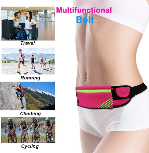 Gifts for Women Fanny Pack Running Belt, Water Resistant Waist Pack Bag for Hiking, Fitness, Phone Carrier, Running Gear