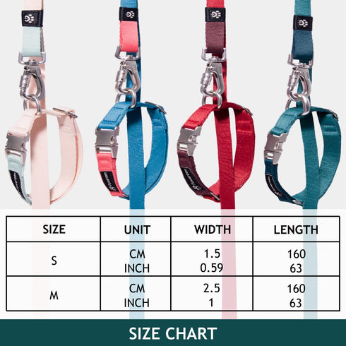 Dog Leash - Eco-Friendly Recycled Polyester Webbing | Soft Hypoallergenic with Durable Metal Swivel Hook (5.2 ft, Dark