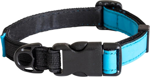 CatGoods Reflective Blue Stretch Cat Collar – Adjustable, Comfortable, Escape-Safe Alternative with ID and Bell