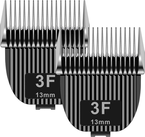 2 Pack Dog Grooming Replacement Blades - Compatible with ONEISALL Low Noise Dog Clipper, Stainless Steel (Size 3F
