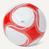 6-Pack 3 Set Size PVC Soccer Balls with Pump - White and Red Training