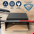 MOSHAY Bicycle Wall Mount S-Rack, Aluminium Wood Holder for Road and Gravel Bikes