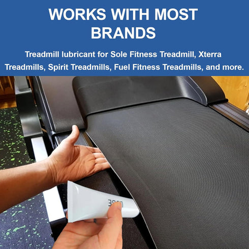 N020001, (1 Pack) Fitness Treadmill Tube of Tread Belt Deck Lube for Spirit Sole Fitness Treadmill, Silicone Lubricant