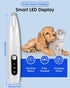 Upgraded Dog Paw Trimmer with LED Light, 9 mm Mini Blade, Smart Display, Type-C Rechargeable Pet Clippers for Small