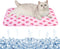 Dog Ice Pad, Ice Silk Cooling Mat for Cats, Summer Bamboo Breathable Pet Cooling Pad (Strawberry, S)