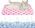 Dog Ice Pad, Ice Silk Cooling Mat for Cats, Summer Bamboo Breathable Pet Cooling Pad (Strawberry, S)