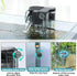 Skimmer, 10~20 hygger Hang On Back Aquarium Filter, Small Fish Tank Filter Waterfall Filtration System, Adjustable